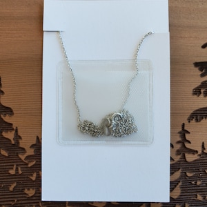 Necklace card pouches, necklace chain pocket, adhesive necklace pocket, card pocket, necklace envelope pouches