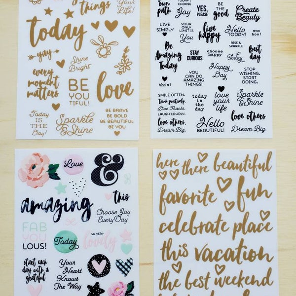 Rub on Transfers Etsy