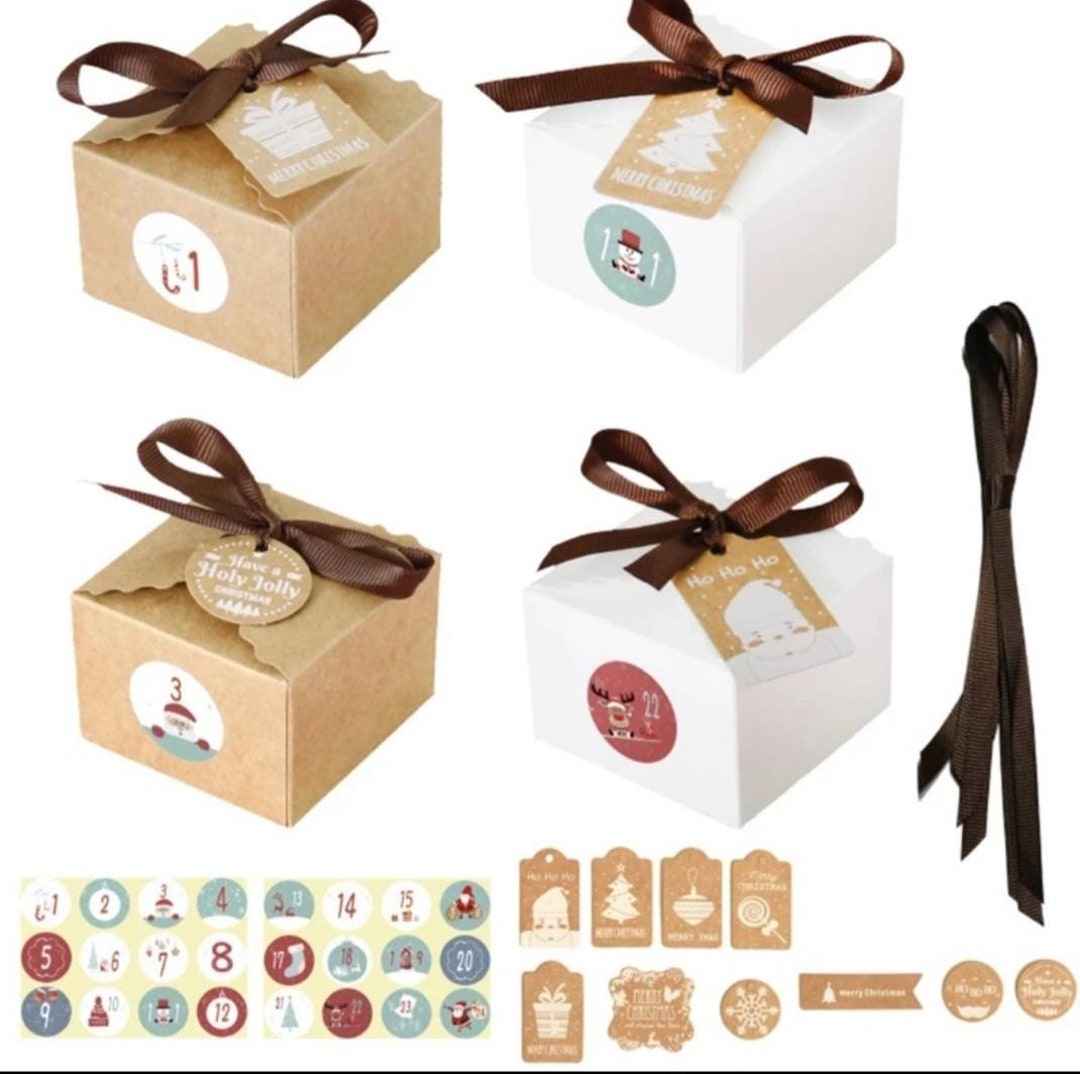 Christmas Advent Calendar Kit 24 Boxes Advent Calender - Etsy