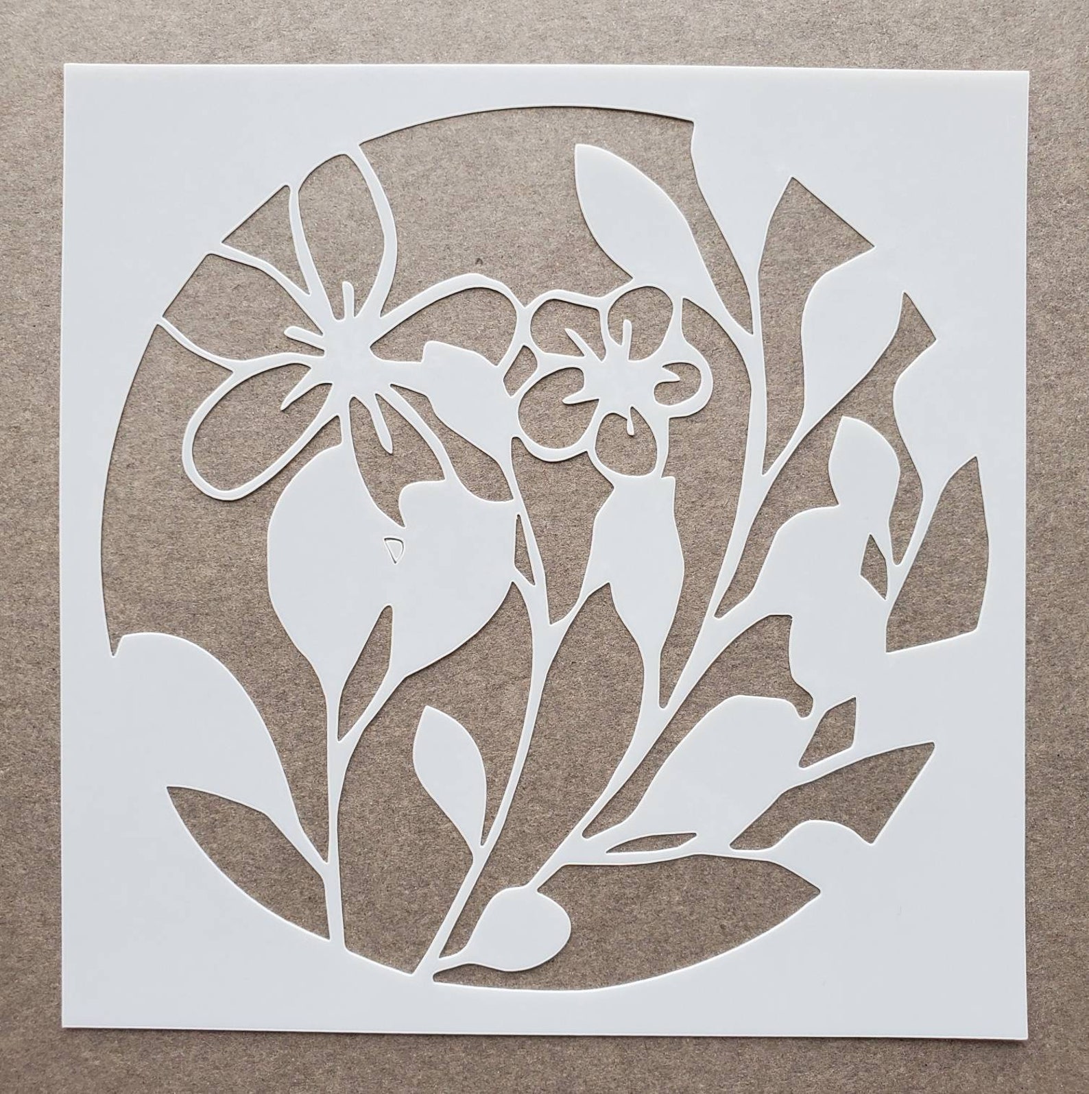 9pcs Flower Embossing stencil layering stencil painting Etsy