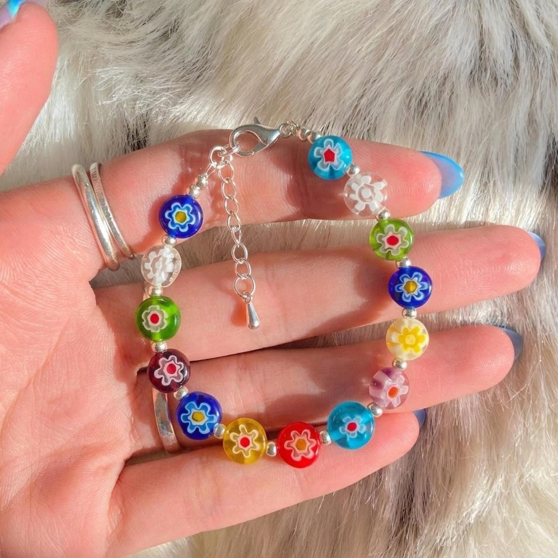 Millefiori Bracelets - Etsy