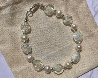 Prayer Box Alexa's Angels Bracelet Moon Fritillary Freshwater