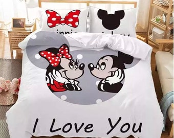 Mickey Bed Set Etsy
