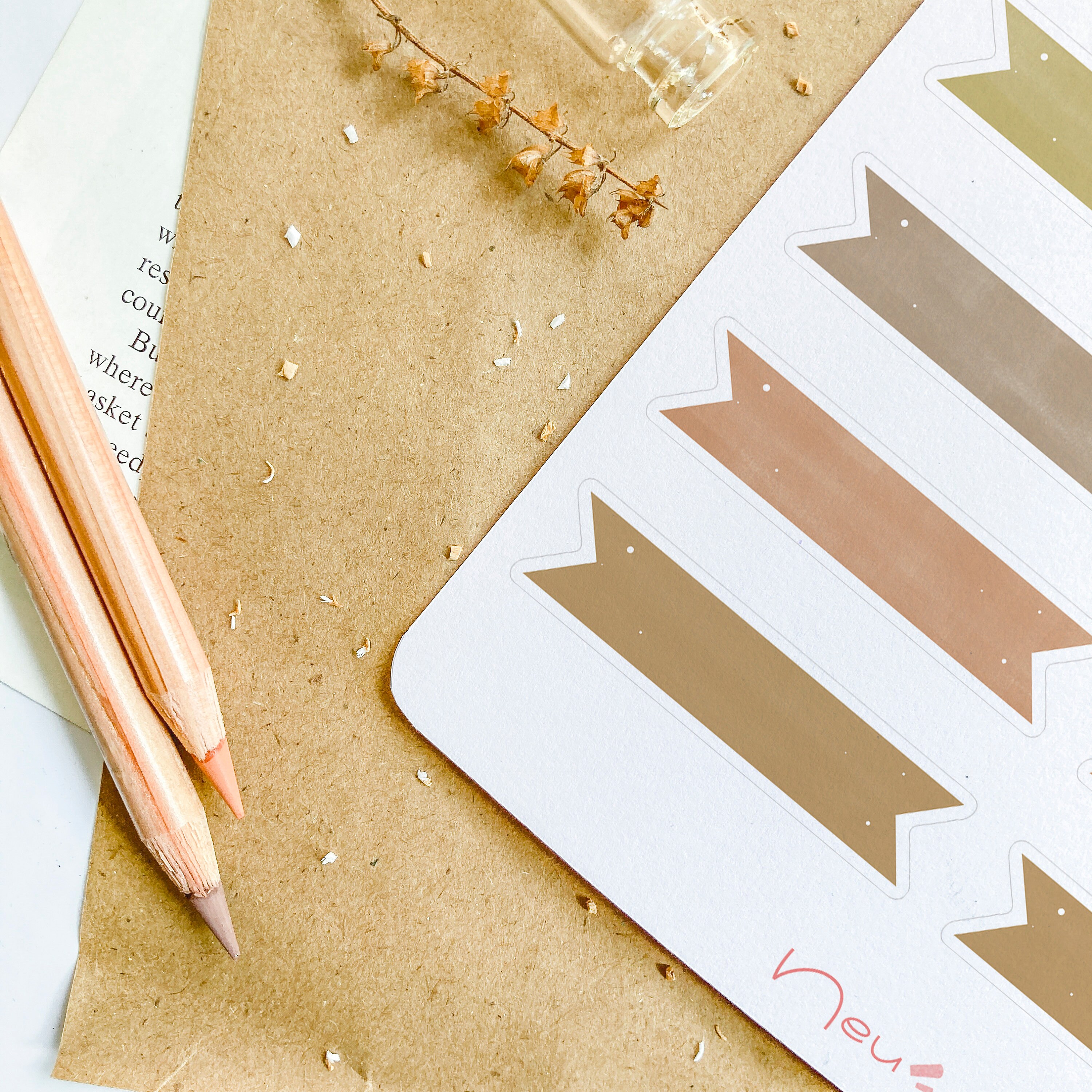 Sticker sheet Printable Journal tags Bullet Journal | Etsy