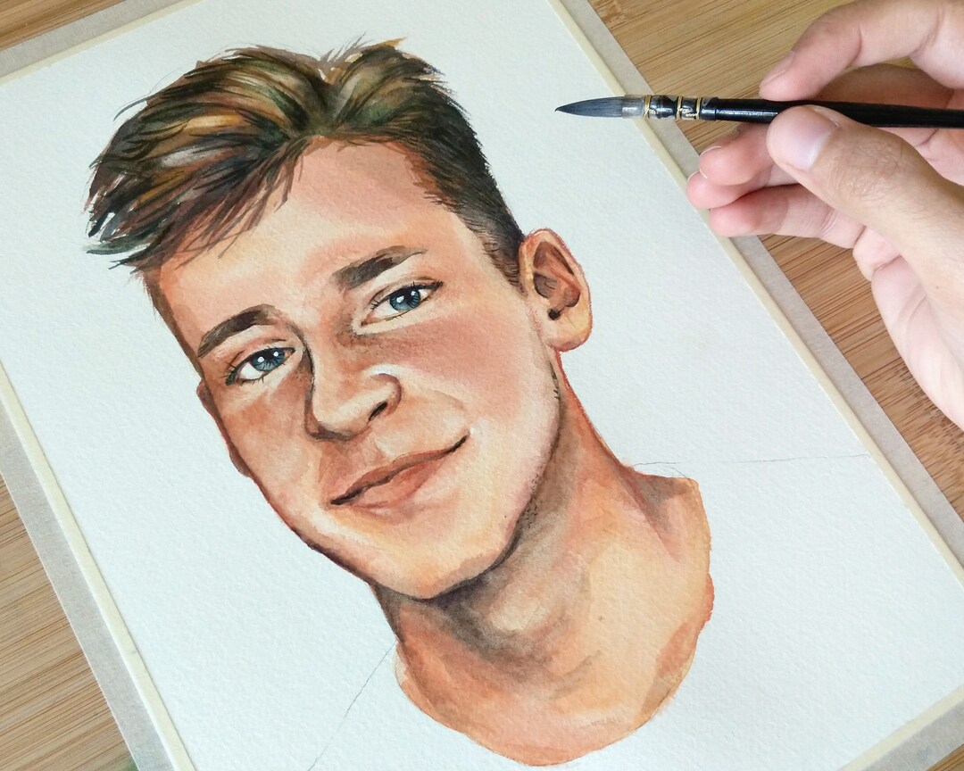 Handmade Portrait Painting From Photos Professional Portrait Artist ...