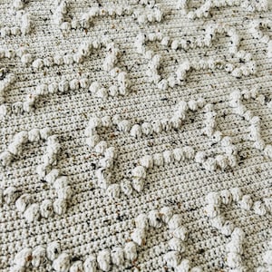 PATTERN Bobble Bone Dog Blanket Crochet Pattern image 3