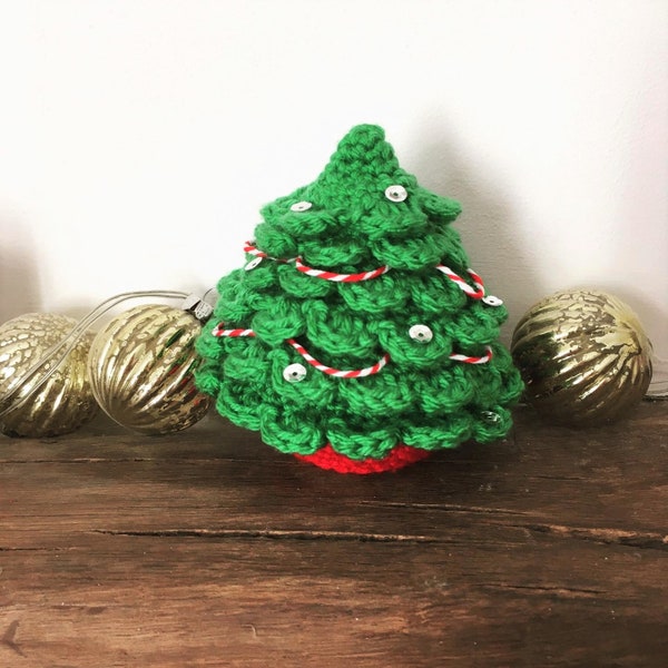 PATTERN Christmas Tree Chocolate Orange Cover Crochet Pattern