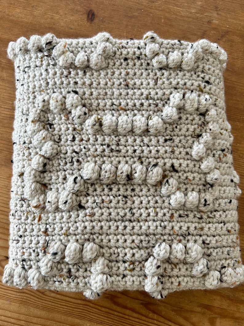 PATTERN Bobble Bone Dog Blanket Crochet Pattern image 4