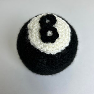 PATTERN Magic 8 Ball Chocolate Orange Cover Crochet Pattern