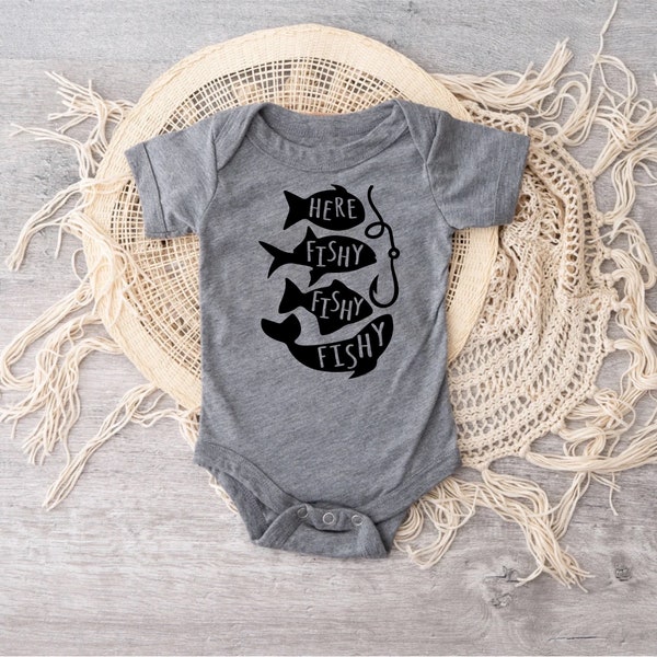 Fishing Baby Clothes | Fish Baby Boy Outfit | Boat Day Baby Apparel | Fisherman Clothes | Baby Shower Gift | Hook Clothes | Tackle Box Baby