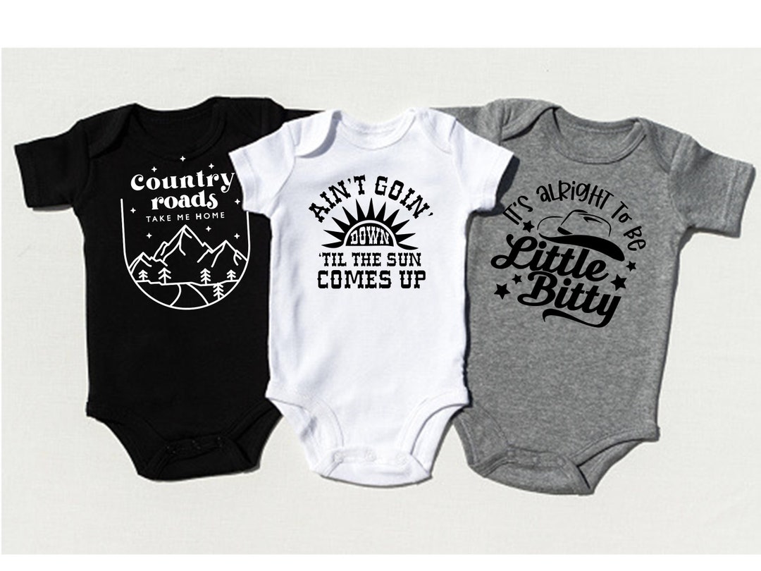 Baby Clothes Bundle Newborn Outfit Set Western Baby Outfit Set Country