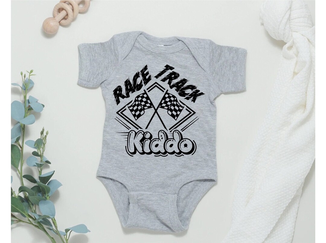 Race Track Kiddo Baby Bodysuit | Dirt Track Racing Outfit | Circle ...