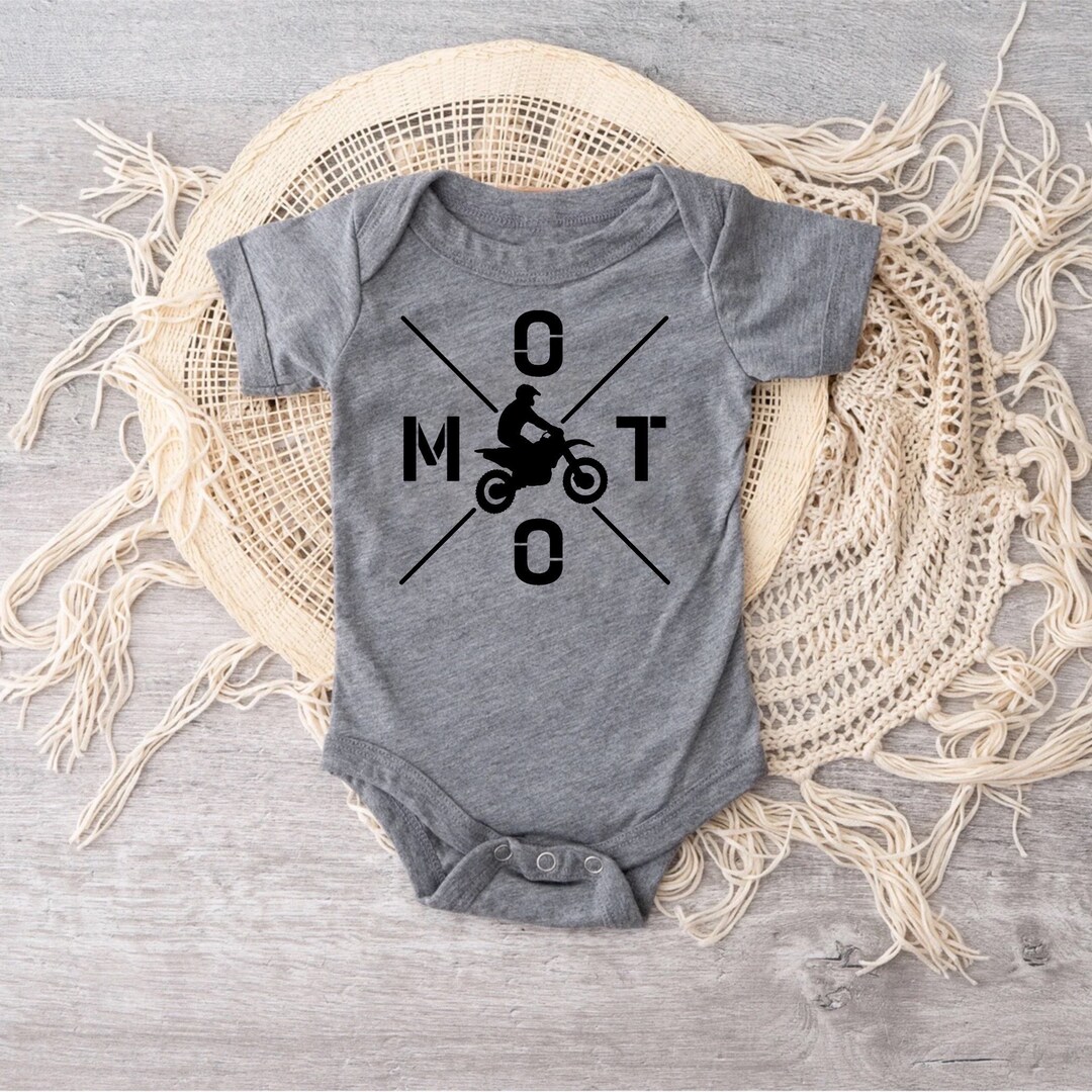 Moto Racing Baby Onesie Baby Boy Motocross Racing Baby Etsy