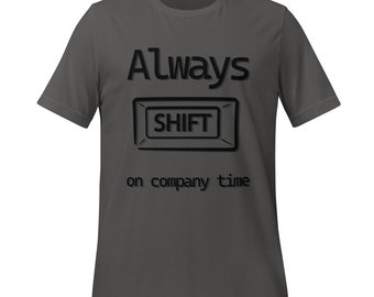 常に会社の時間にシフトするTシャツ