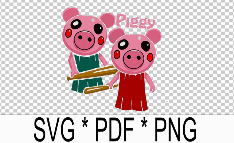 Download Piggy Roblox Kids SVG/PNG/PDF | Etsy