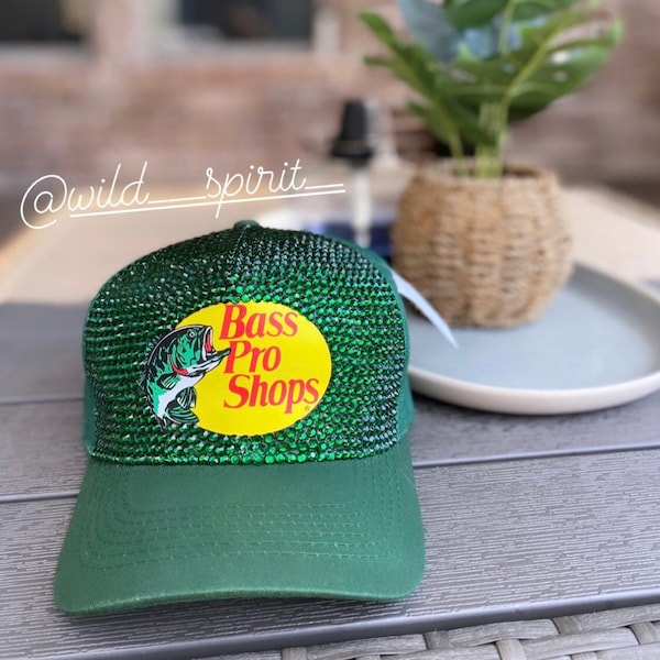 Bling Bass Pro Hat Etsy