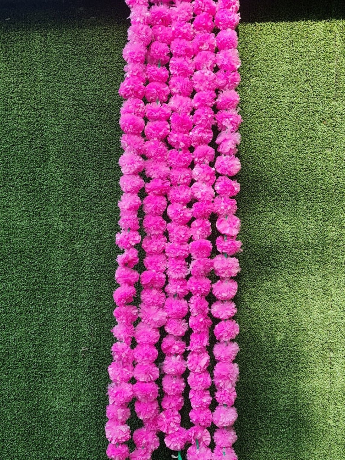 Artificial Decorative Marigold Flower Strings for Christmas Etsy