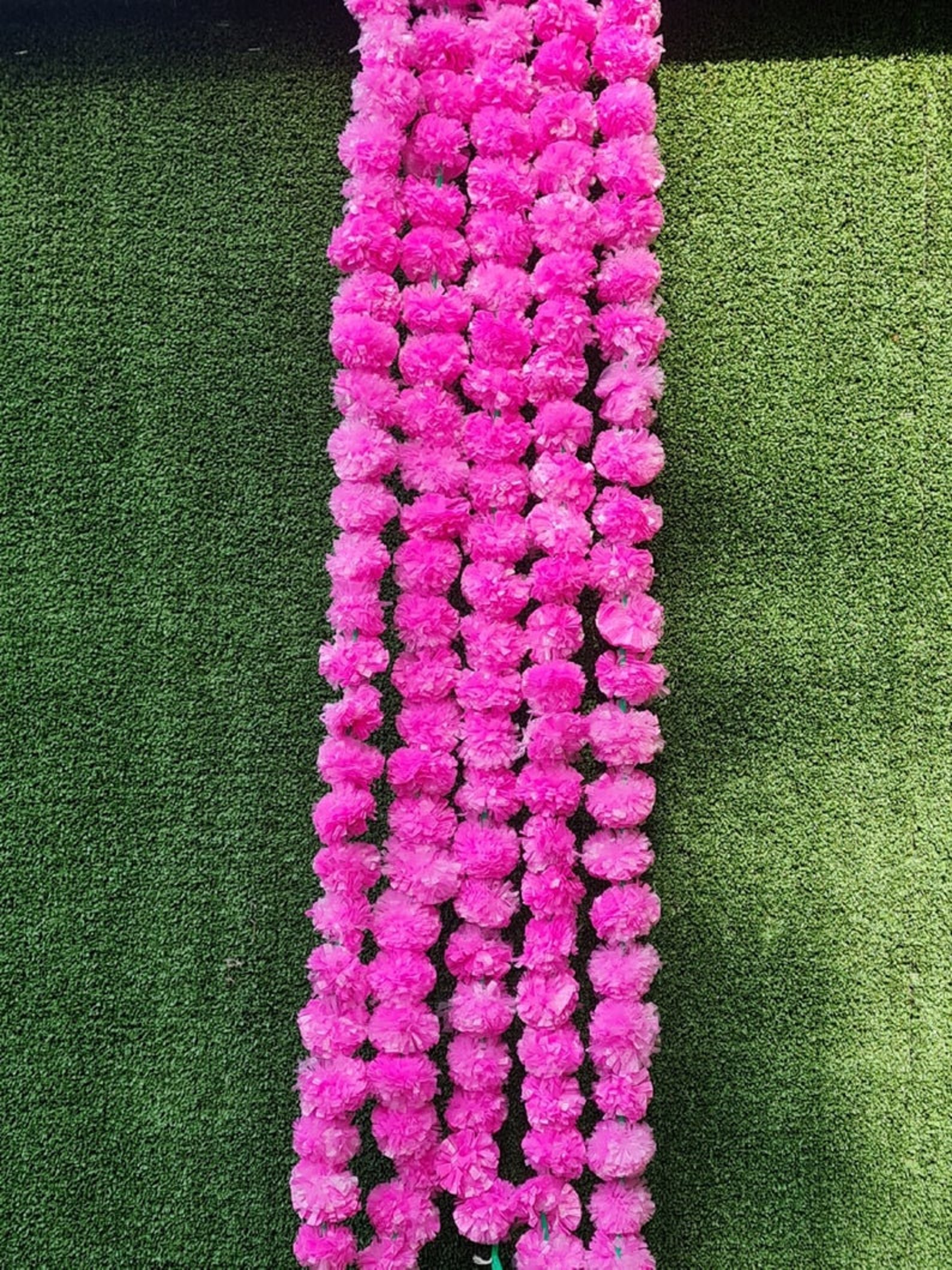 Artificial Decorative Marigold Flower Strings for Christmas Etsy