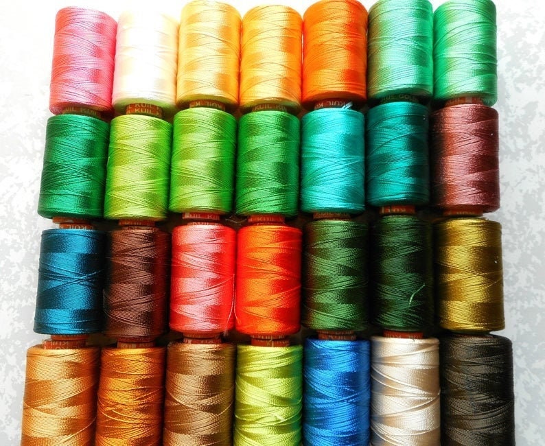 Wholesale Lots Silk Thread Spools of Embroidery Threads Yarn Etsy