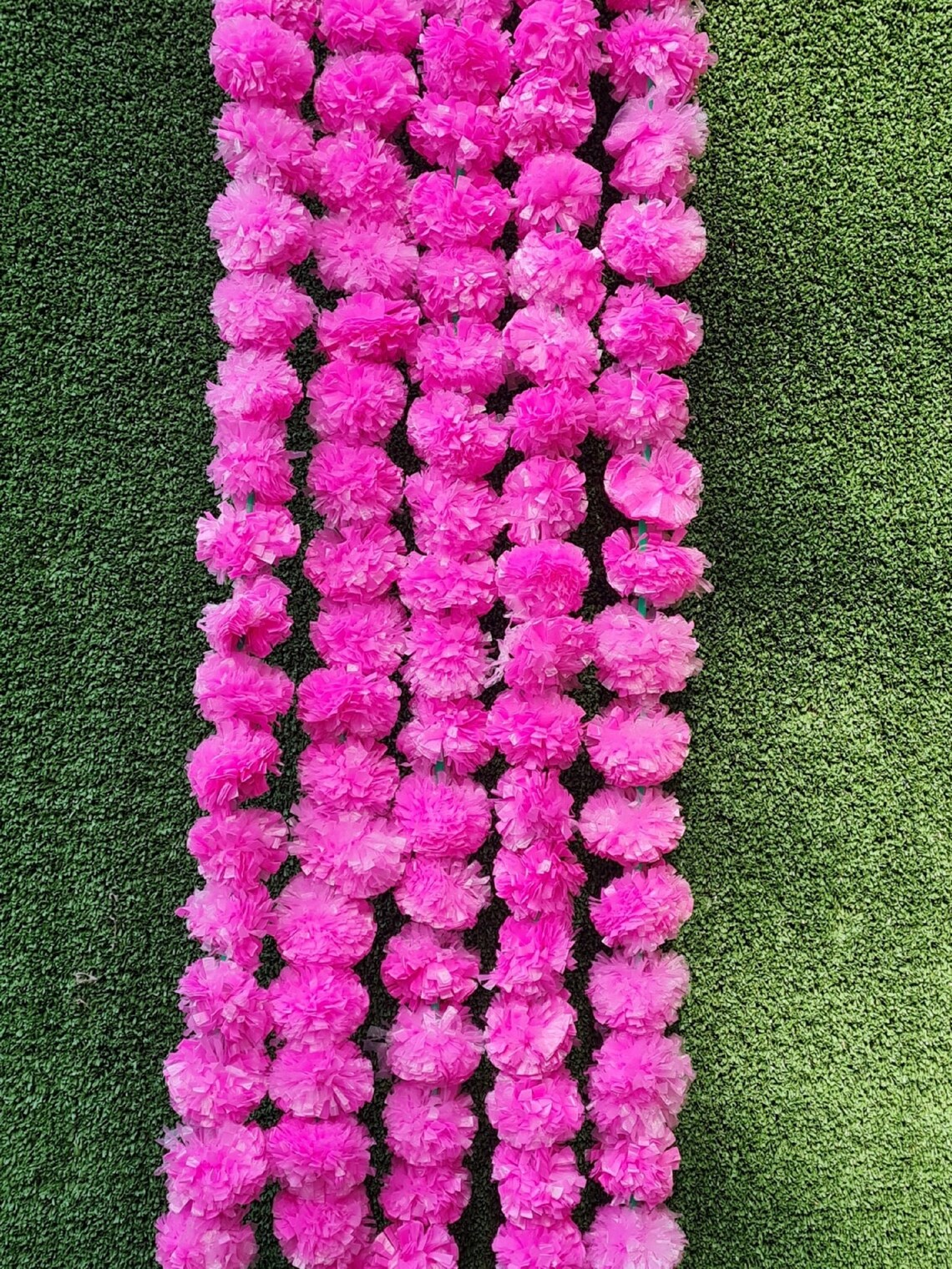 Artificial Decorative Marigold Flower Strings for Christmas Etsy