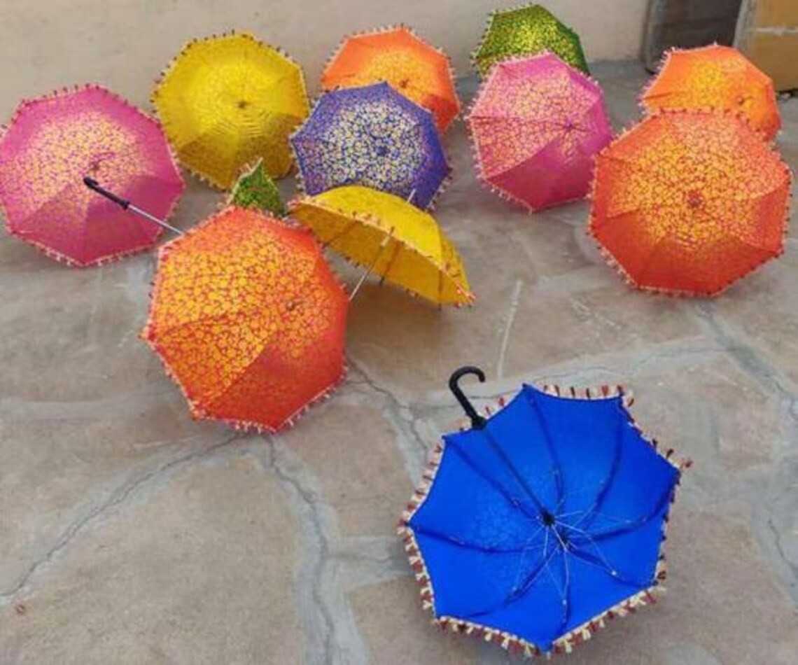Wholesale Lots Indian Wedding Umbrellas Mehndi Decor Umbrella Etsy