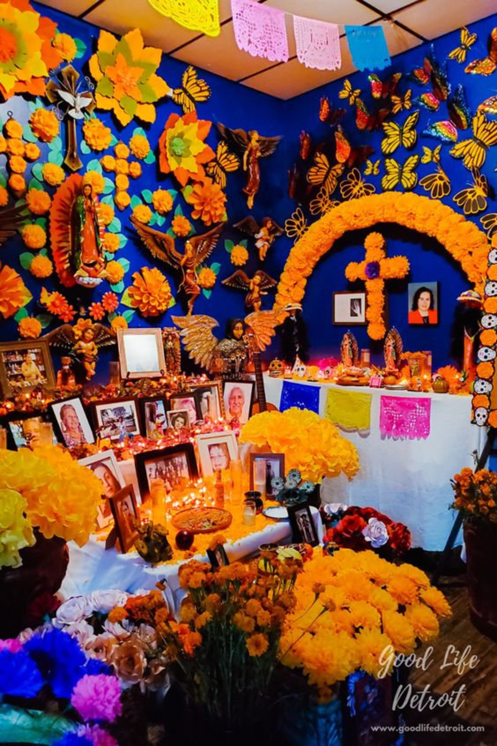 Marigold Garland for Day of the Dead Dia De Los Muertos Etsy UK