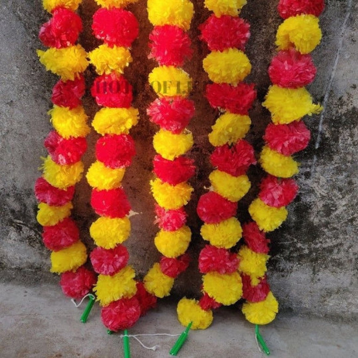 200 Wholesale Artificial Marigold Flower decor Garlands Vine Etsy