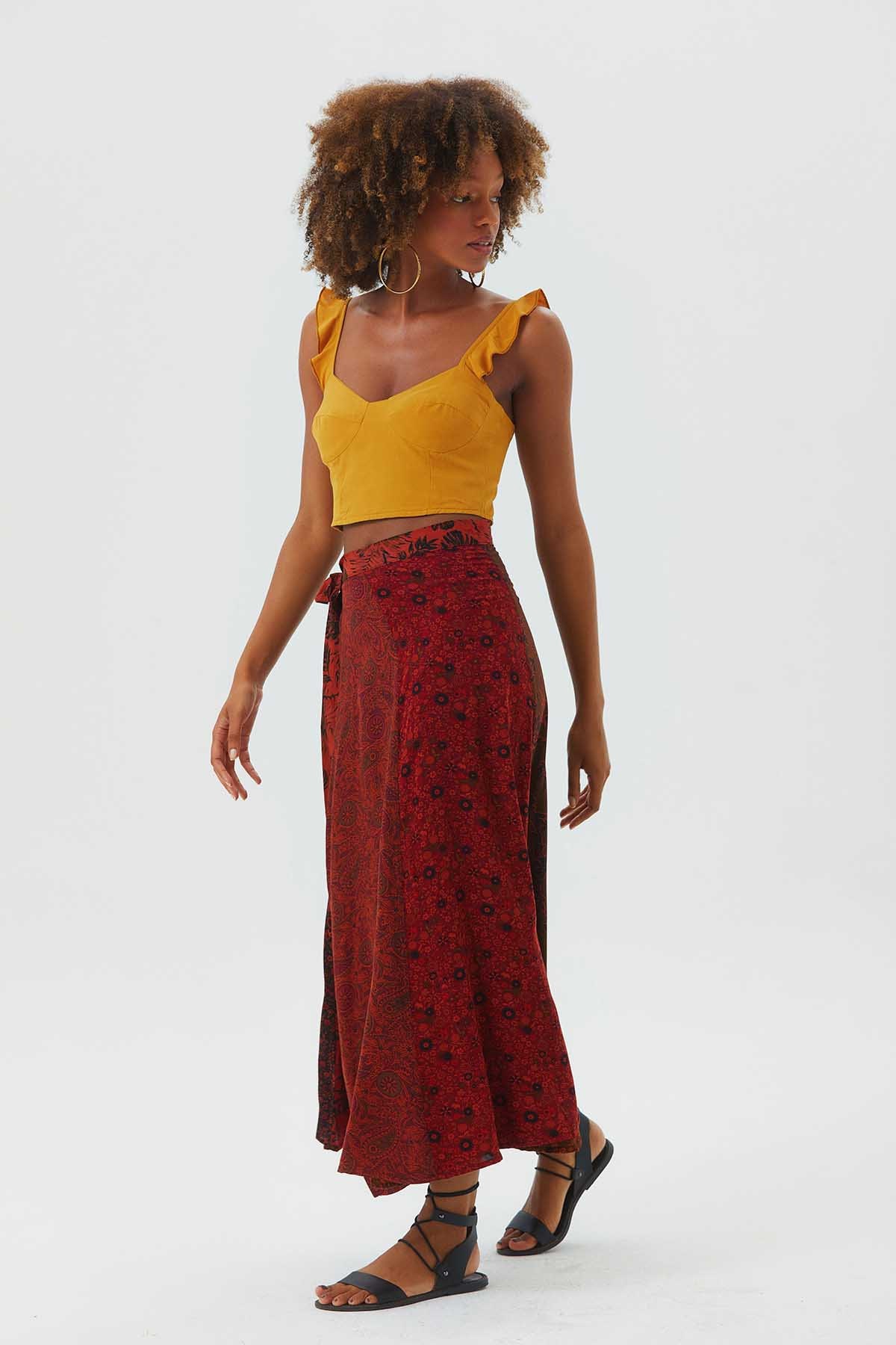MAXI WRAP SKIRT MARK OF MEDUSA main image 0