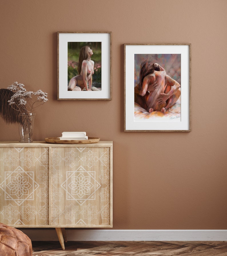 Good Morning Nude Art Lovers Love Romantic | Etsy