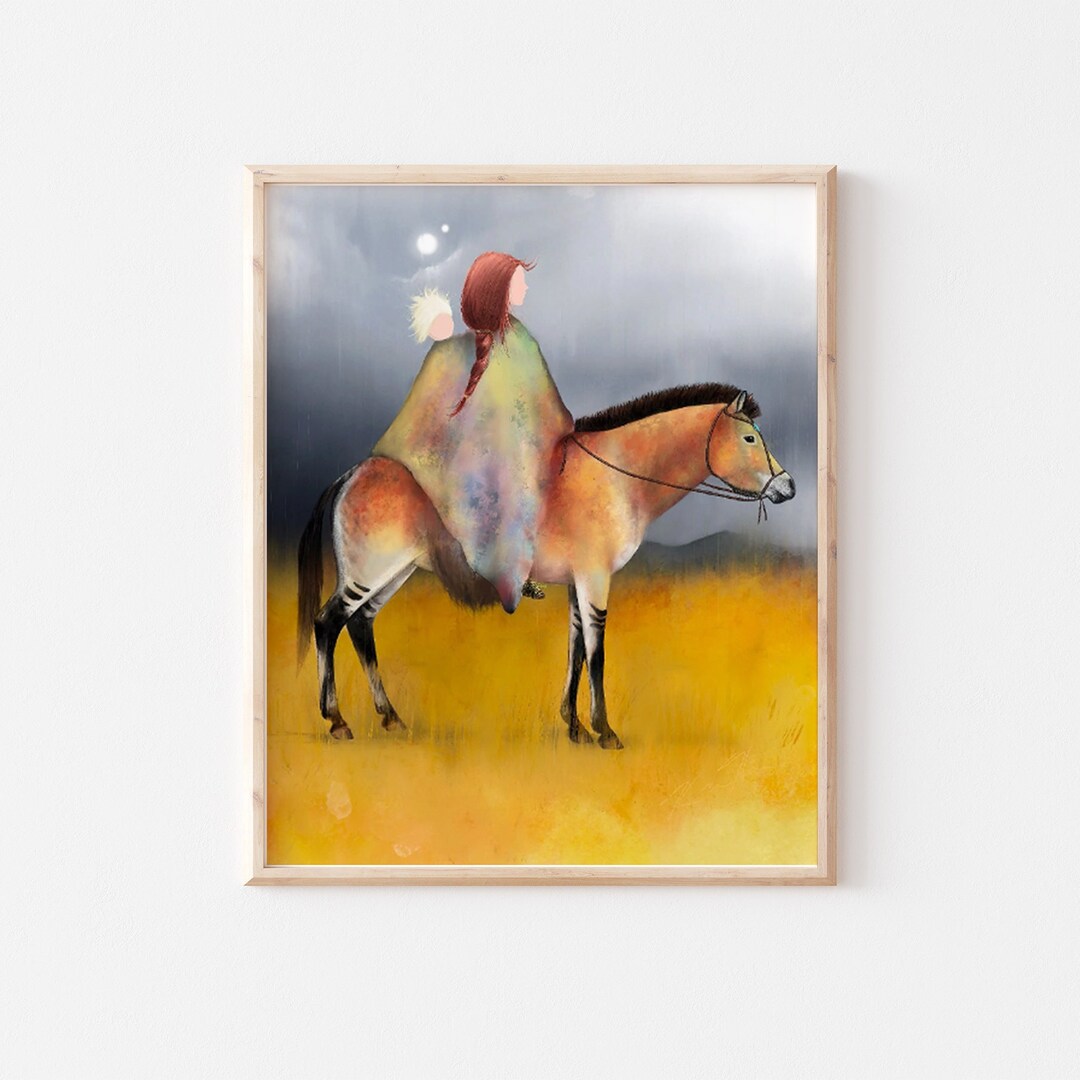 Sojourn Paleo Art Norse Viking Painting Contemporary Art Etsy