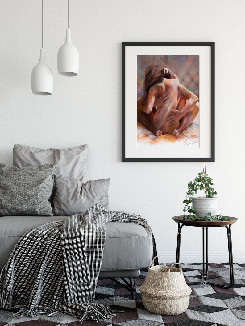Good Morning Nude Art Lovers Love Romantic | Etsy