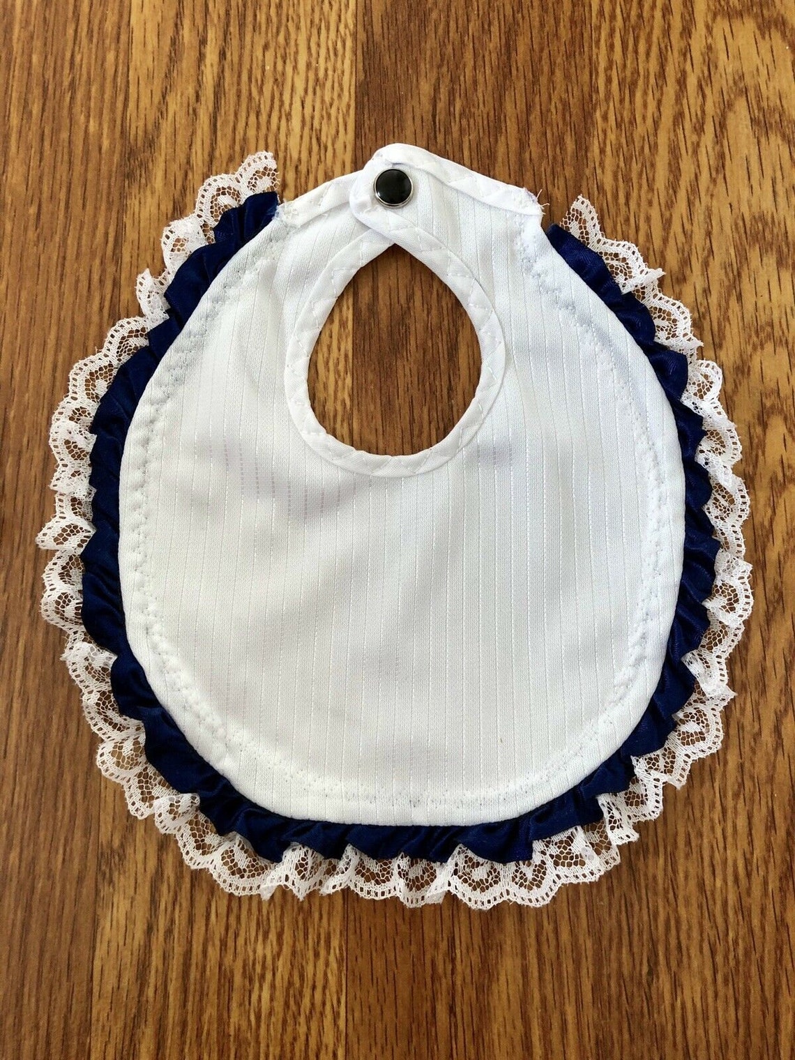 Set of 2 HANDMADE Fancy Lace Ruffles NEWBORN Baby Doll Bibs Etsy