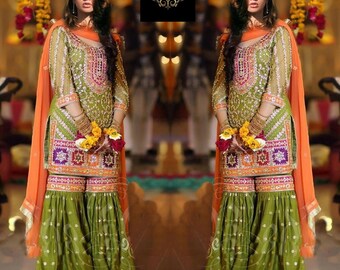 mehndi outfits for bridesmaids