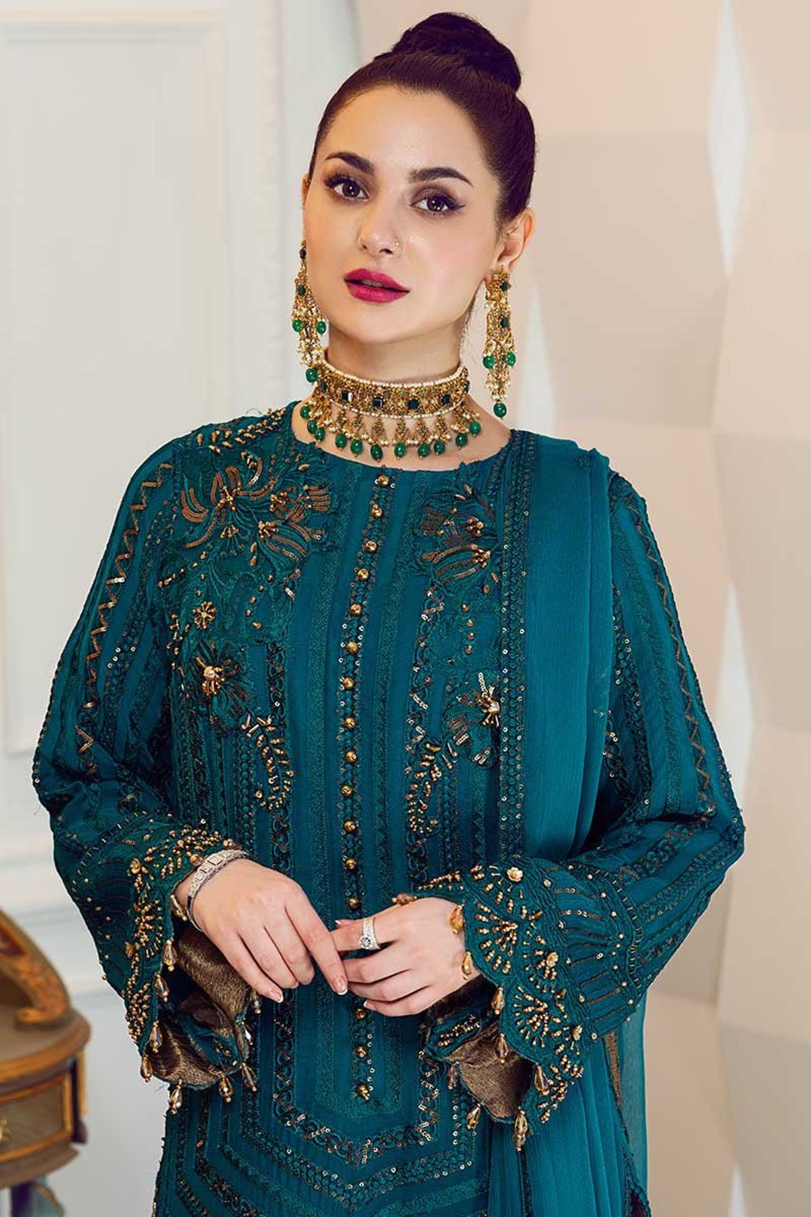 Pakistani Wedding Dresses Indian dress Green Chiffon Etsy