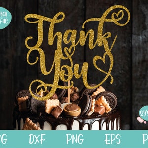 Merci SVG, Merci Cake Topper SVG, Merci Sign fichier SVG pour Cricut, Appréciation de l’enseignant, Merci fichier coupé, Mariage Merci