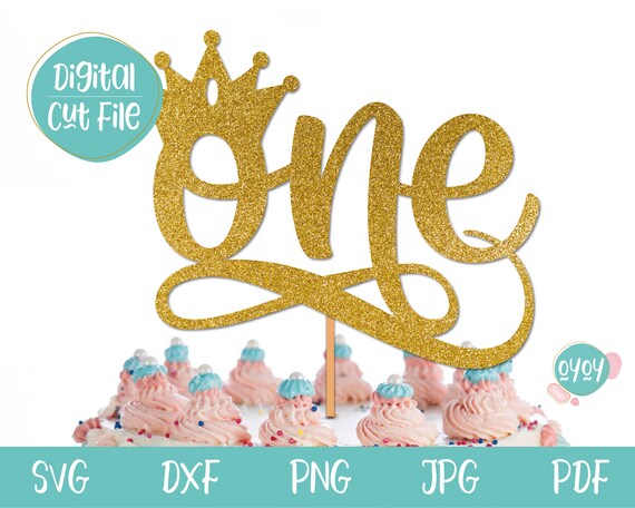 Download 1st Birthday Cake Topper Svg Cricut File