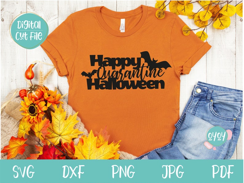 Download Happy Quarantine Halloween Cake Topper svg Happy Halloween ...