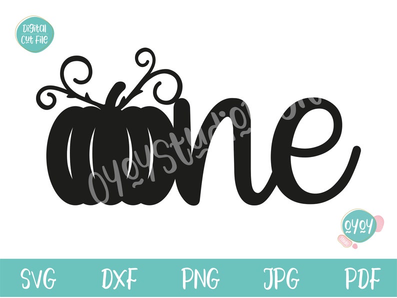 One Cake Topper With Pumpkin Svg 1st Birthday Cake Topper - Etsy
