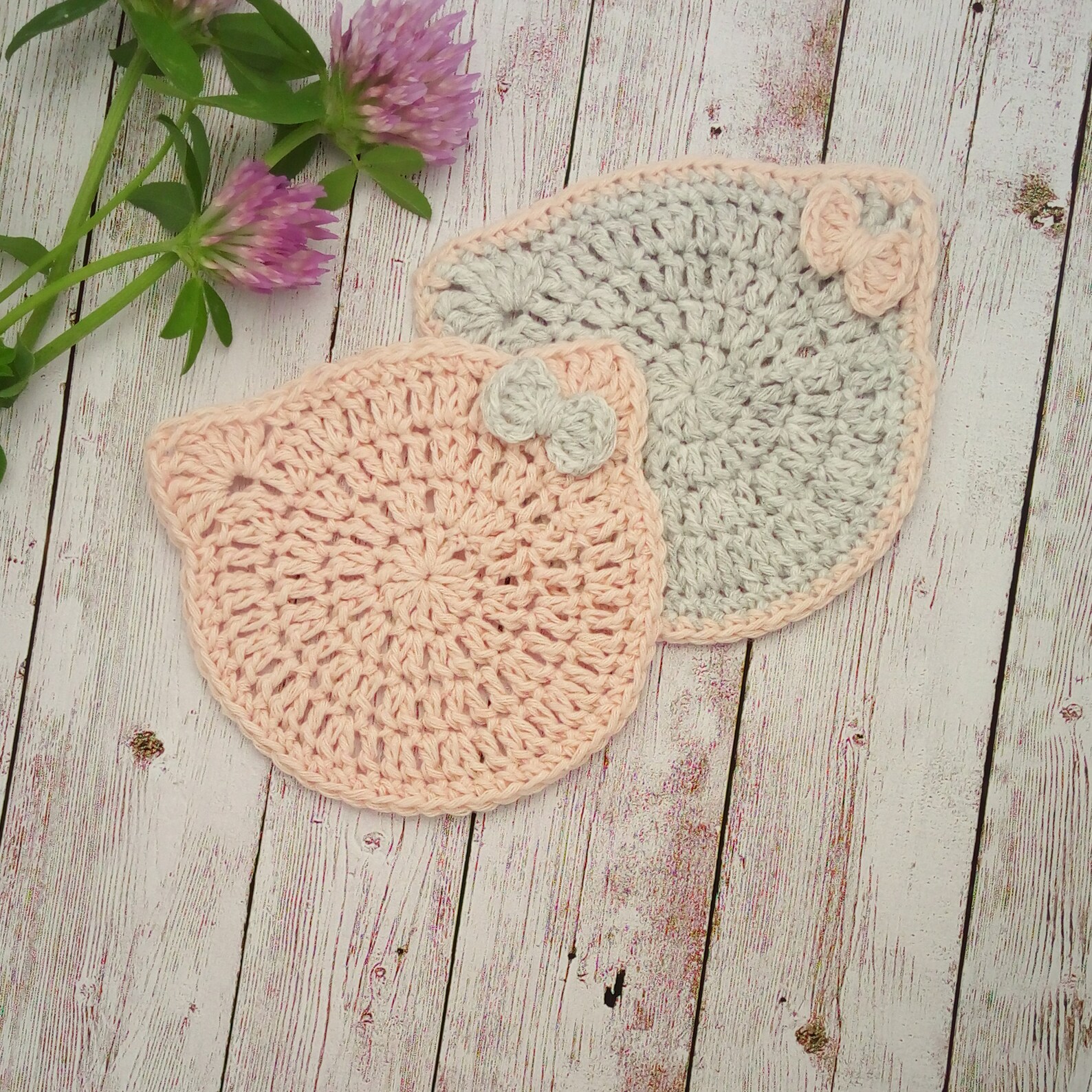 Crochet Cat Coaster Pattern PDF Kitty coasters Etsy