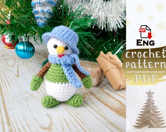 Снеговик крючком СХЕМА, новогодняя игрушка снеговик