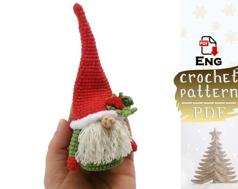 Схемы вязания гномов крючком, Схемы вязания новогодних гномов крючком