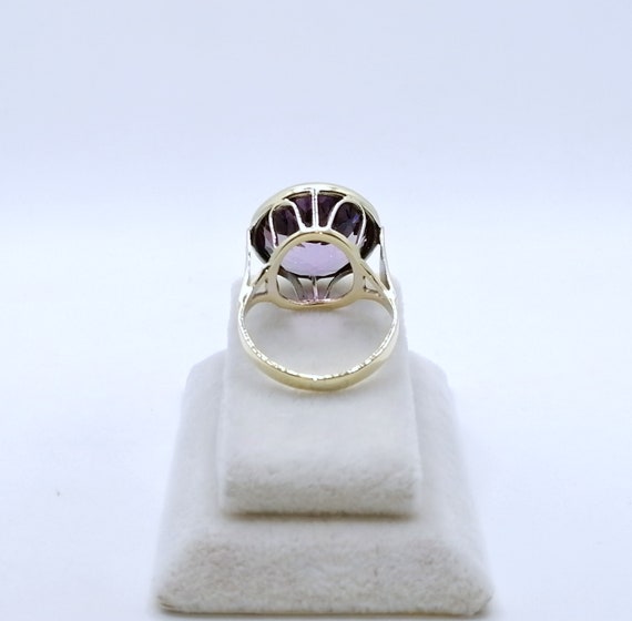 Ring gold 585 with amethyst - image 7