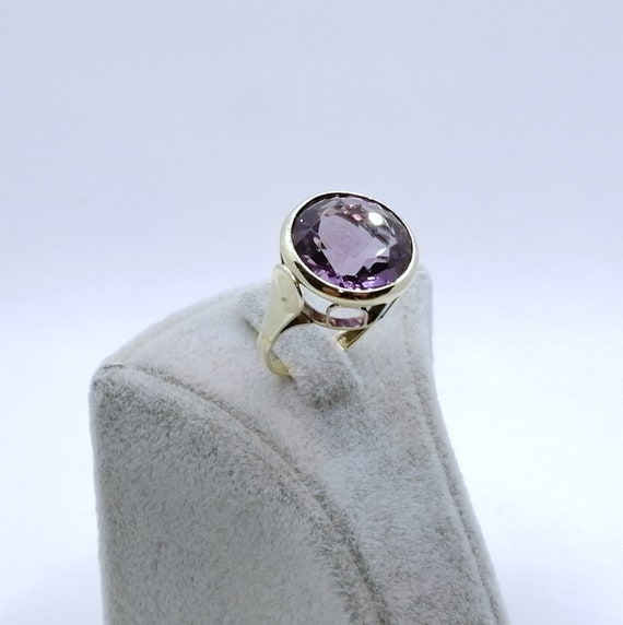 Ring gold 585 with amethyst - image 2