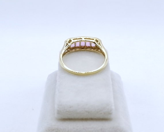 Ring Silber 925er Vergoldet mit Saphir Edelsteine… - image 8