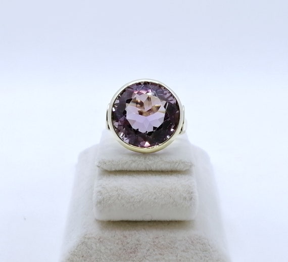 Ring gold 585 with amethyst - image 4