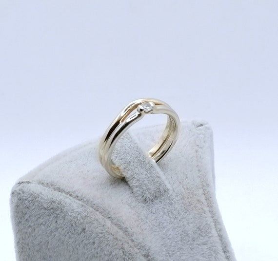 Ring Gold 585er mit Zirkonia Gr. 53 - image 2