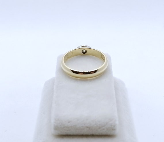Ring Gold 585er mit 0,035ct Brillant Solitär Gold… - image 8