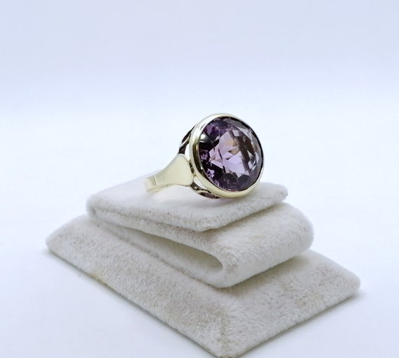 Ring gold 585 with amethyst - image 5