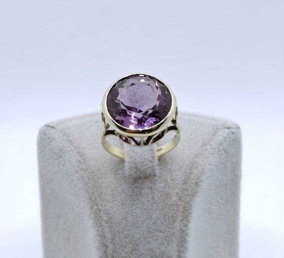 Ring gold 585 with amethyst - image 1