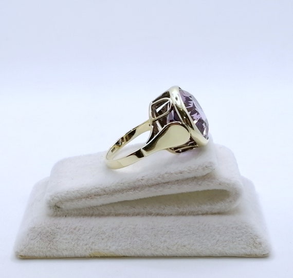 Ring gold 585 with amethyst - image 6